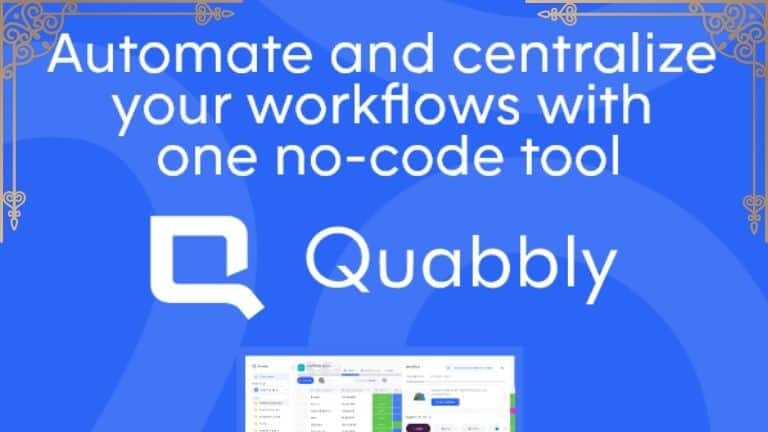 Quabbly: Create Your automated workflows In 5 Minutes.